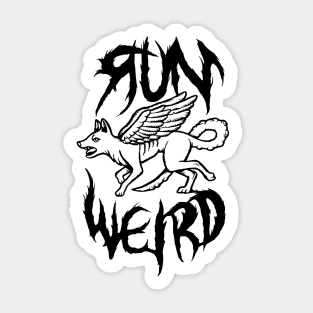 Run Weird - Flying Fox Squid Tail Sticker